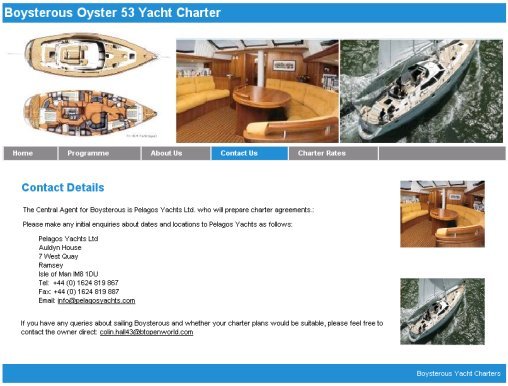 Luxury Yacht Charters on an Oyster 53.